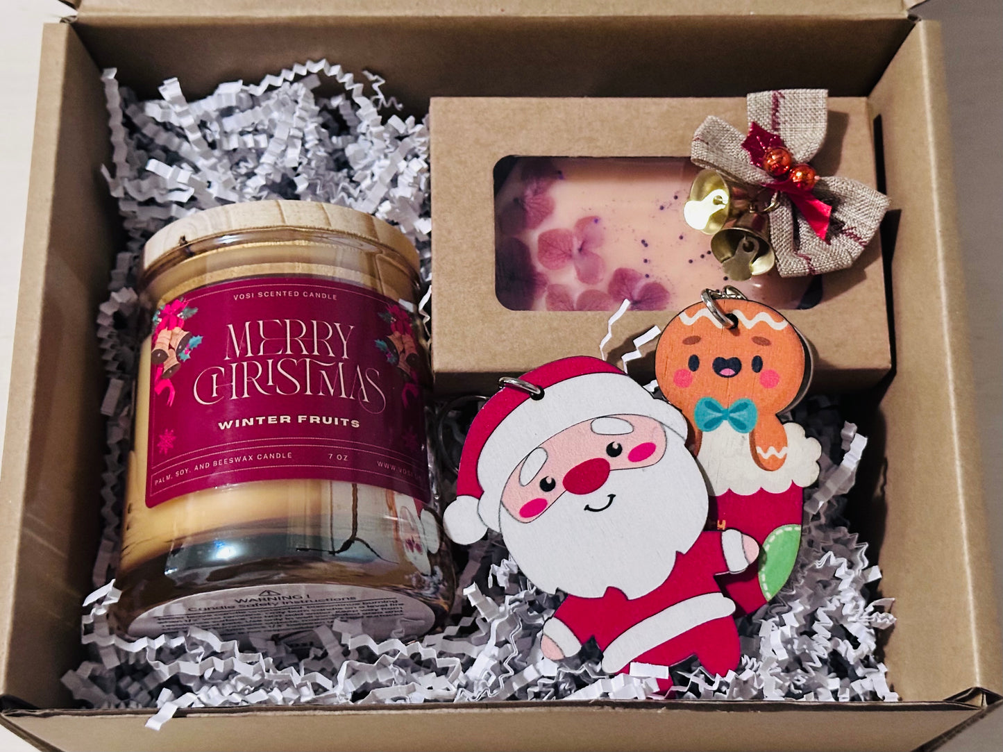 Merry Christmas Candle Gift Box