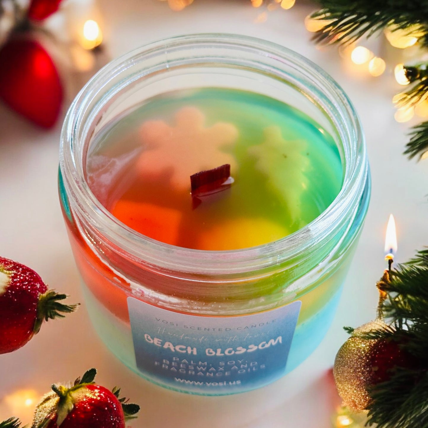 Beach Blossom Candle (Gel Wax)