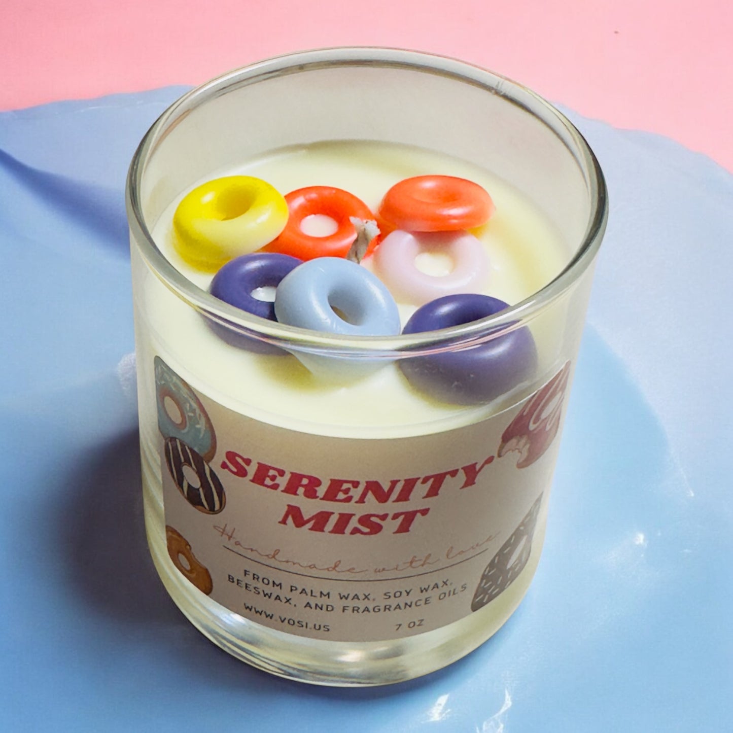Serenity Mist Candle Froot Loops Decor