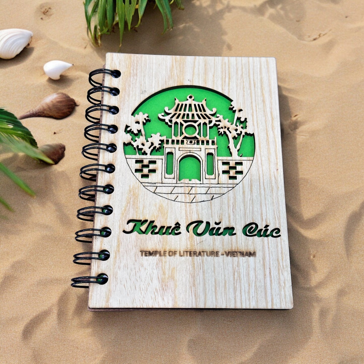 Handmade Wooden Cover Notebooks