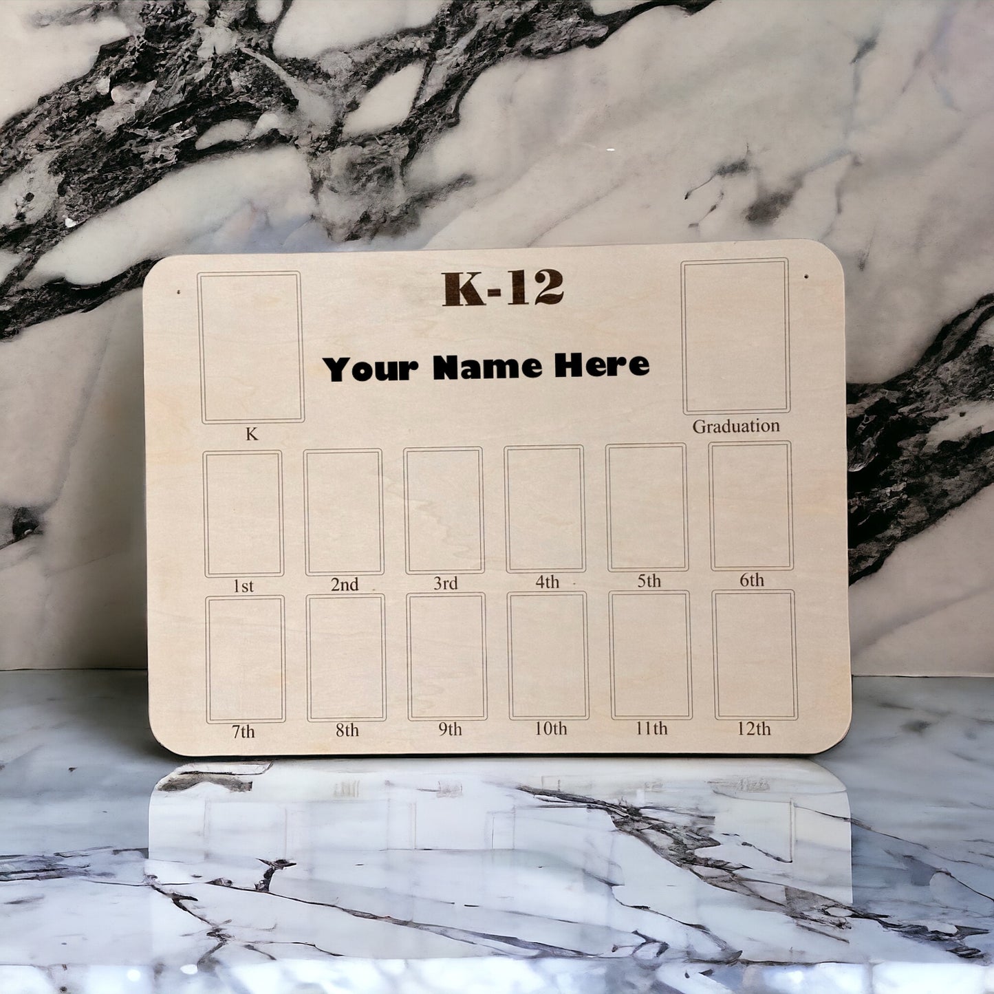 K-12 Memory Keepsake Wood Board