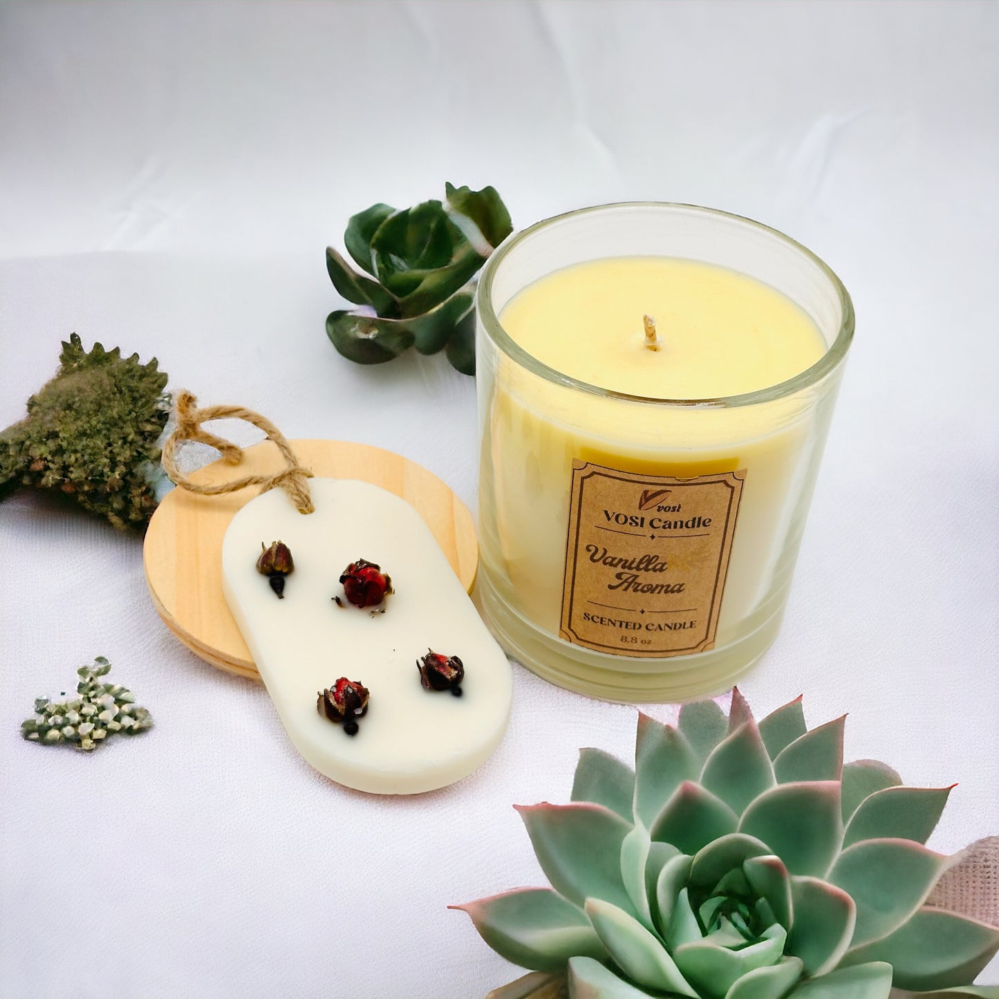 Vanilla Aroma Candle - Scented Wax Sachet